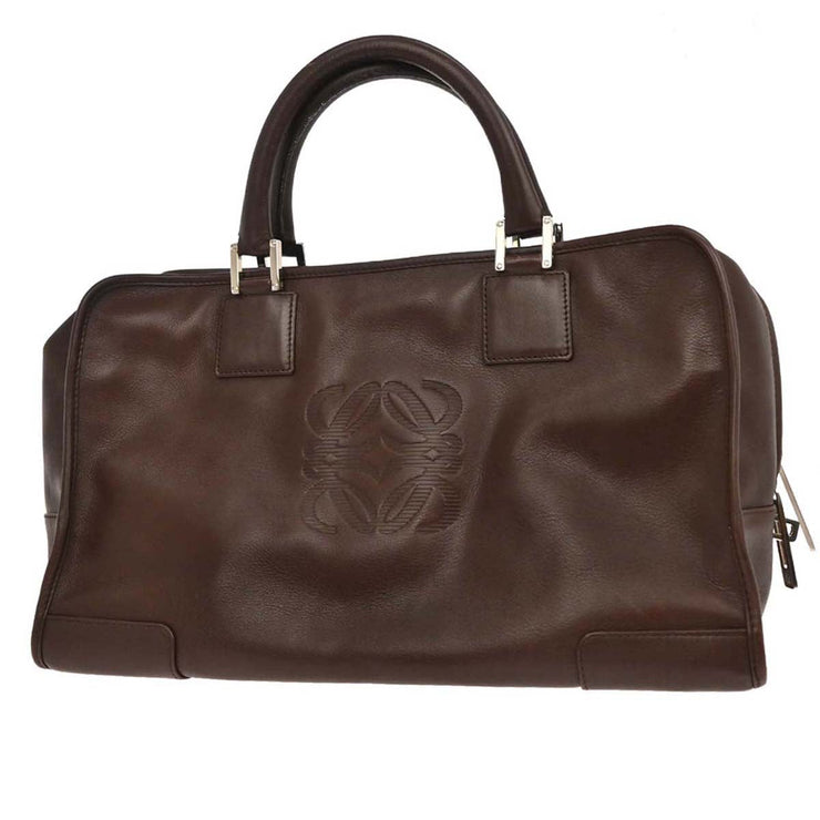 Loewe Brown Amazona 36 Handbag 060702 145064