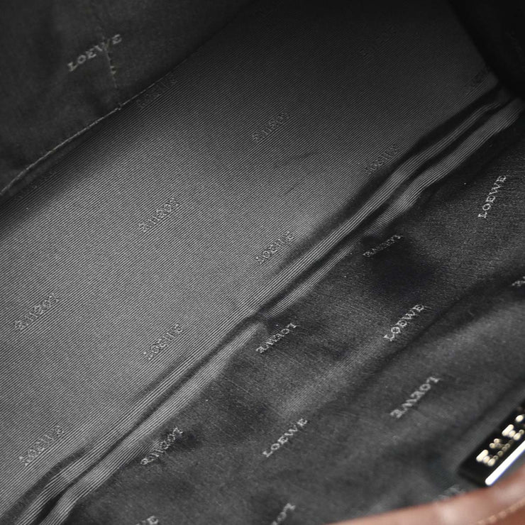 Loewe Brown Amazona 36 Handbag 060702 145064