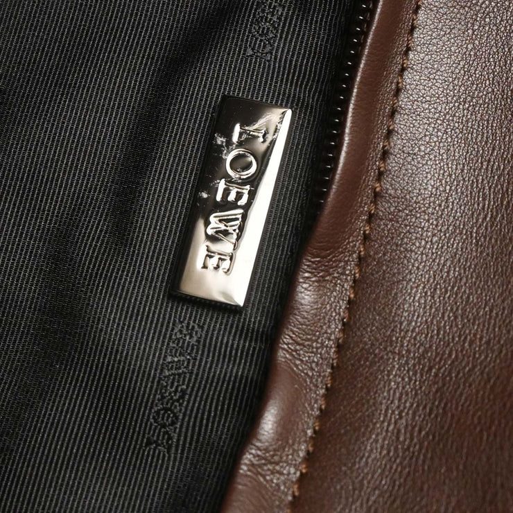 Loewe Brown Amazona 36 Handbag 060702 145064