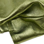 Loewe Metallic Green Lambskin Nappa Aire Tote Handbag 060708 145065