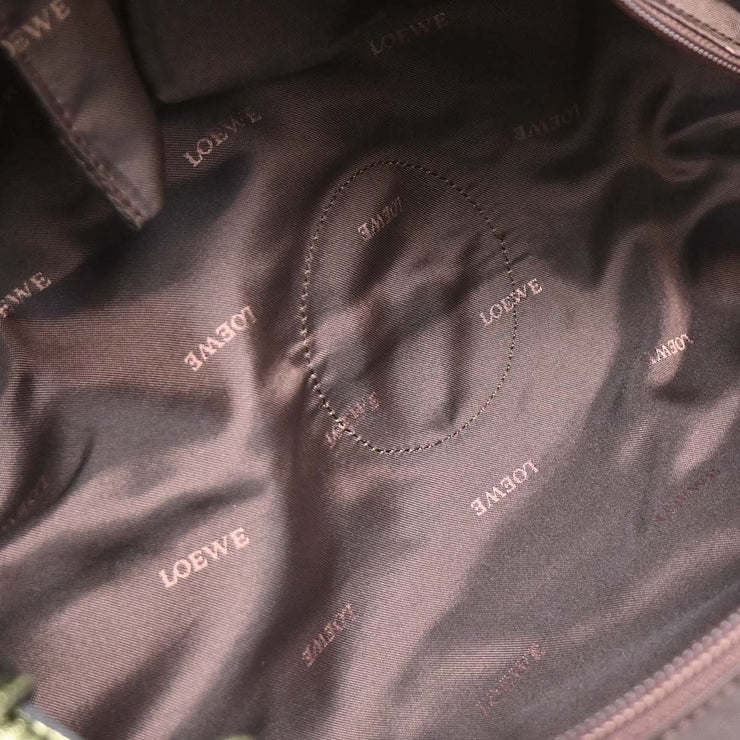 Loewe Metallic Green Lambskin Nappa Aire Tote Handbag 060708 145065