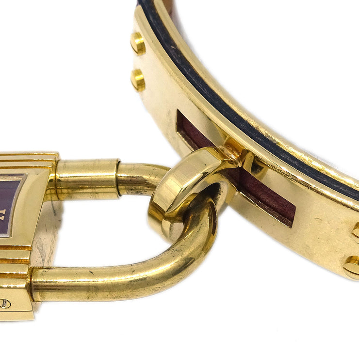 Hermes Kelly Watch Quartz Watch Rouge H Circle: T 145083