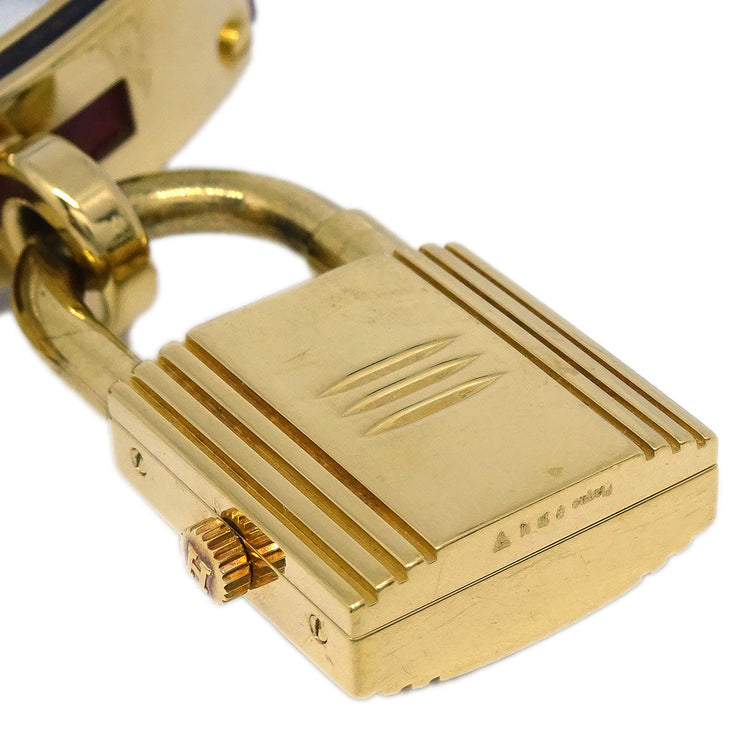 Hermes Kelly Watch Quartz Watch Rouge H Circle: T 145083