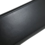 Hermes Black Box Calf Kelly 32 Sellier 2way Handbag  Square:G 69.S 145093