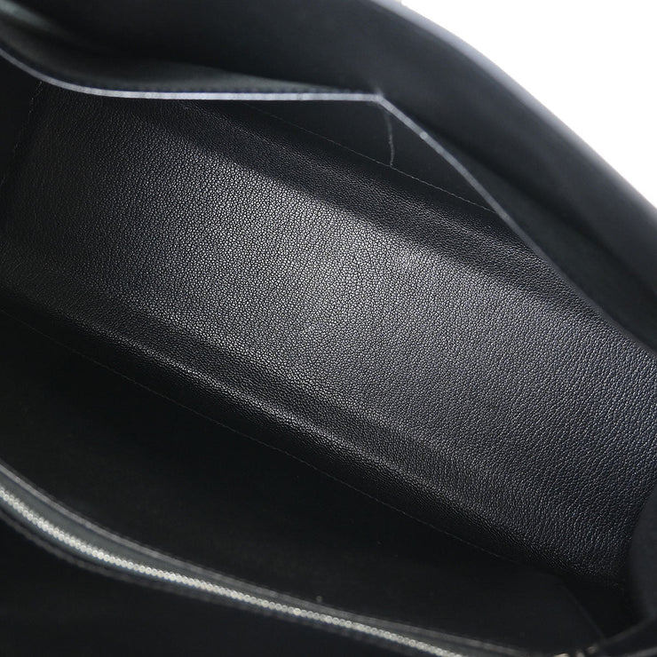 Hermes Black Box Calf Kelly 32 Sellier 2way Handbag  Square:G 69.S 145093