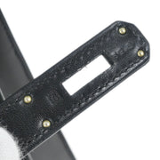 Hermes Black Box Calf Kelly 32 Sellier 2way Handbag  Square:G 69.S 145093