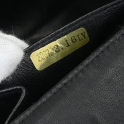 Chanel Black Perforated Lambskin East West Shoulder Bag 145094