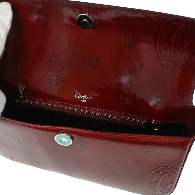 Cartier Bordeaux Happy Birthday Handbag EBFL 145112