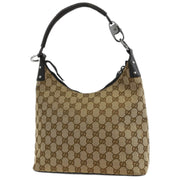 Gucci Brown Beige GG Hobo Handbag 115003 467891 145119