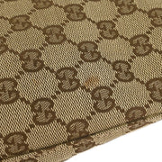 Gucci Brown Beige GG Hobo Handbag 115003 467891 145119