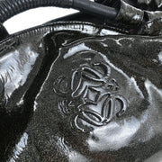 Loewe Black PVC Nappa Aire Tote Handbag 010910 145125