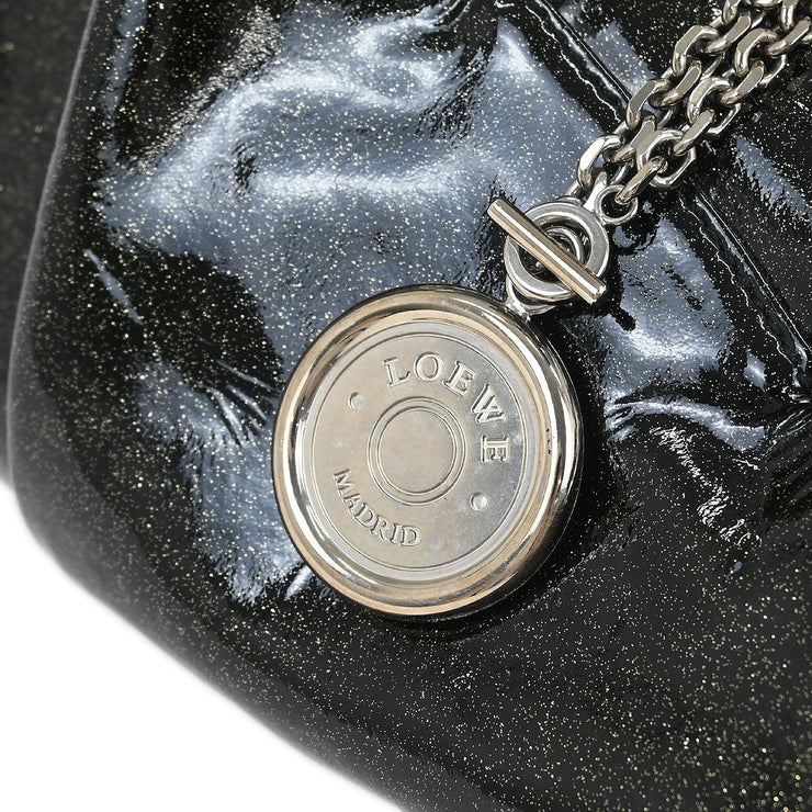 Loewe Black PVC Nappa Aire Tote Handbag 010910 145125