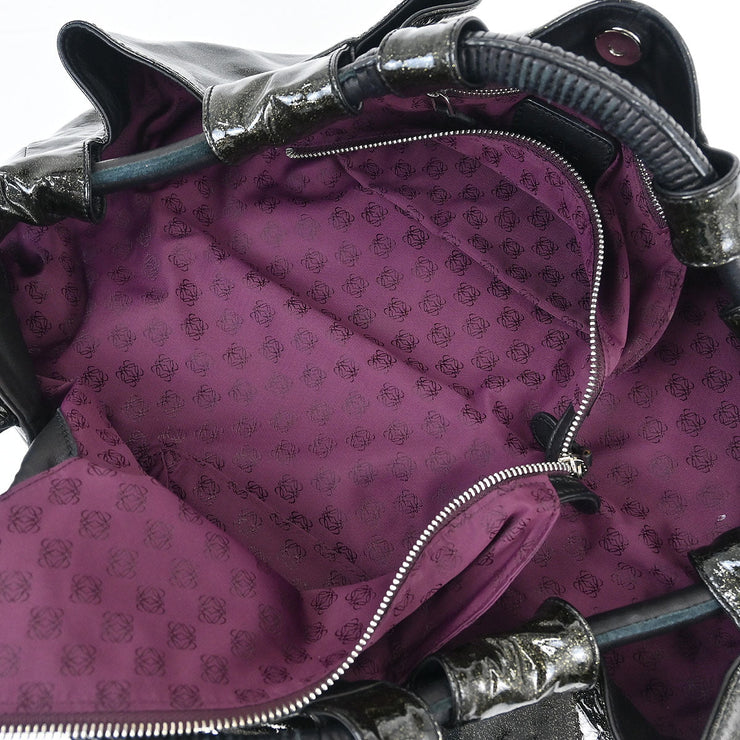 Loewe Black PVC Nappa Aire Tote Handbag 010910 145125
