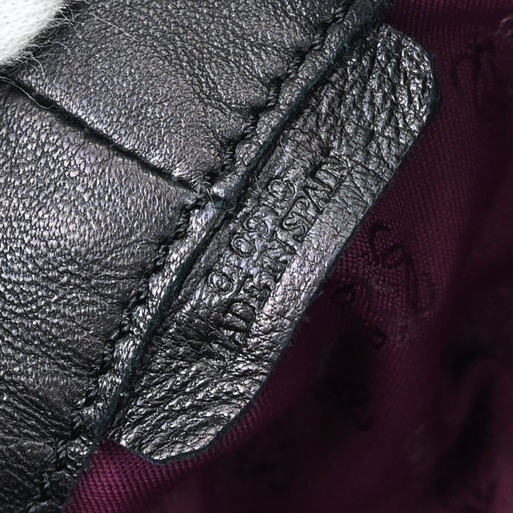 Loewe Black PVC Nappa Aire Tote Handbag 010910 145125