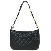 Chanel Black Calfskin Hobo Handbag 145126