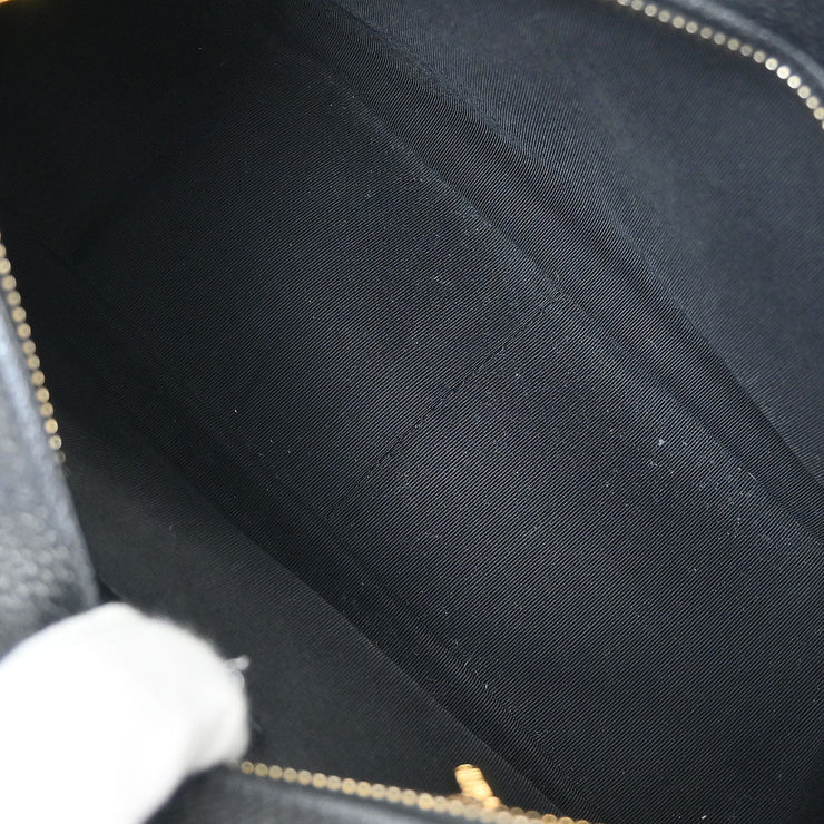 Chanel Black Calfskin Hobo Handbag 145126