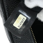 Chanel Black Calfskin Hobo Handbag 145126