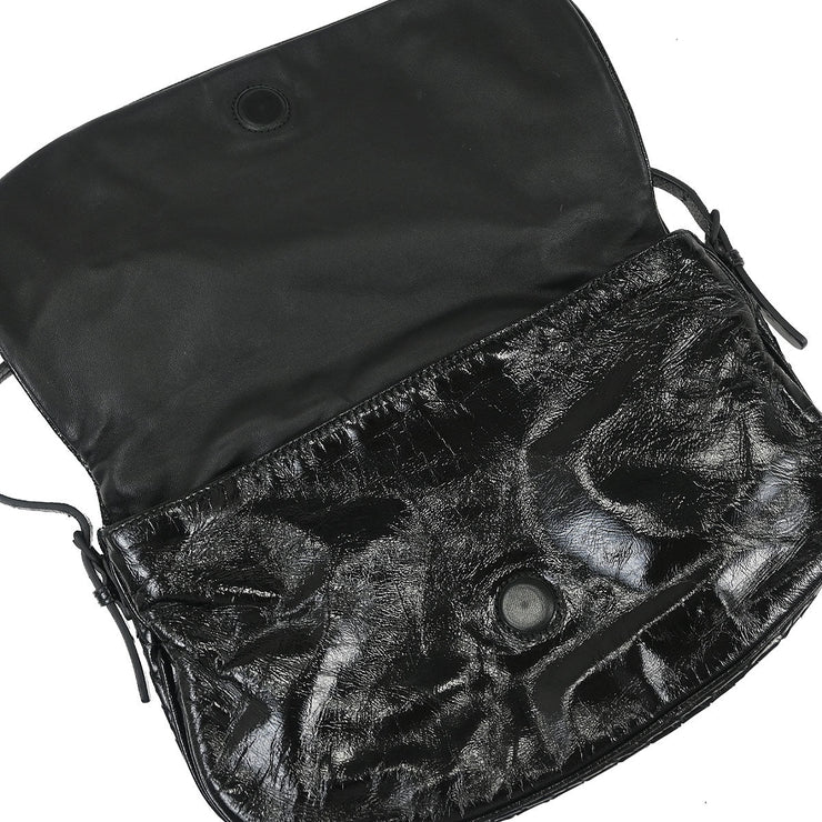 Bottega Veneta Black Intrecciato Handbag 256427 145127