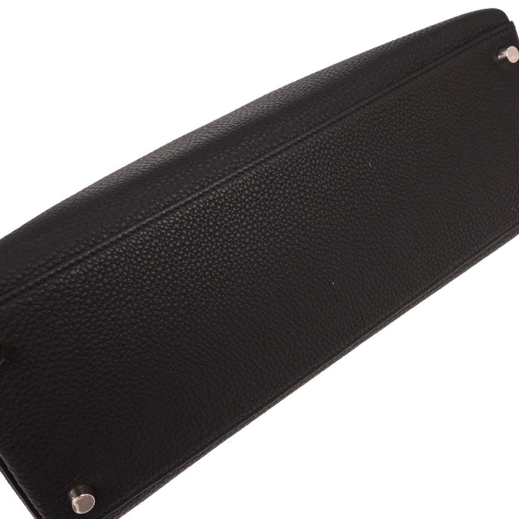 Hermes Black Togo Kelly 32 Retourne 2way Handbag Square: E 42.S 145202