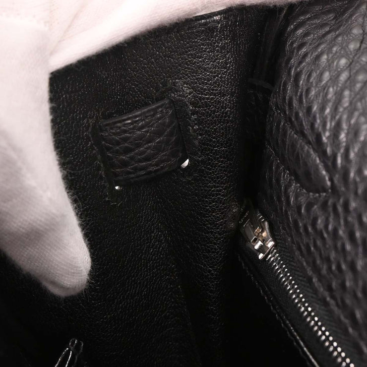 Hermes Black Togo Kelly 32 Retourne 2way Handbag Square: E 42.S 145202