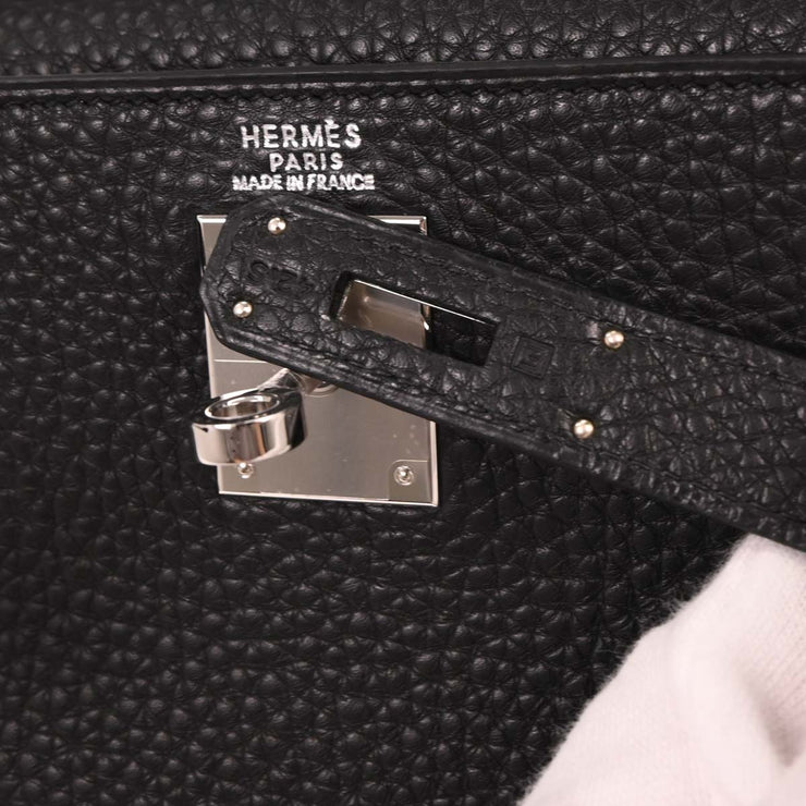 Hermes Black Togo Kelly 32 Retourne 2way Handbag Square: E 42.S 145202