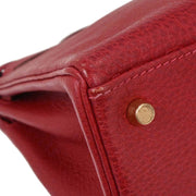 Hermes Rouge Garance Ardennes Kelly 35 Retourne 2way Handbag Square: I 31. 7. 145203