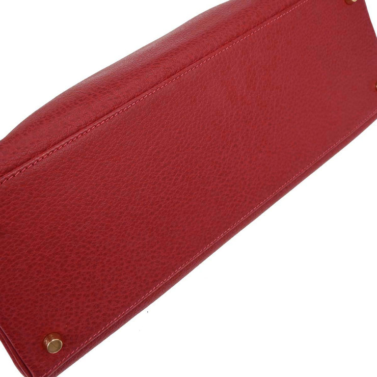Hermes Rouge Garance Ardennes Kelly 35 Retourne 2way Handbag Square: I 31. 7. 145203
