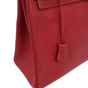 Hermes Rouge Garance Ardennes Kelly 35 Retourne 2way Handbag Square: I 31. 7. 145203