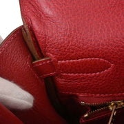Hermes Rouge Garance Ardennes Kelly 35 Retourne 2way Handbag Square: I 31. 7. 145203