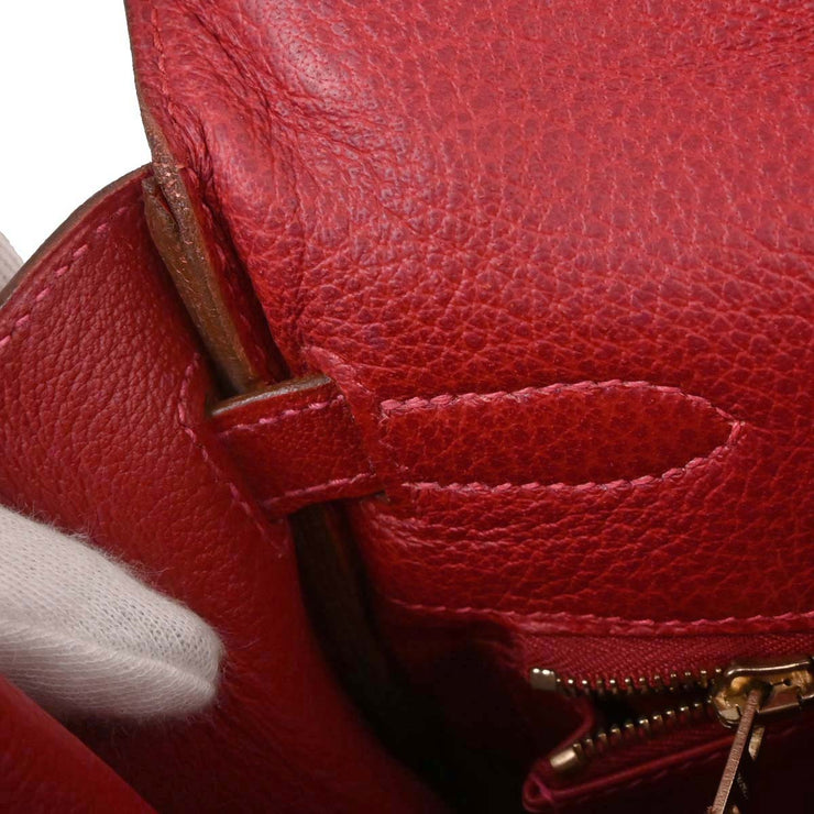 Hermes Rouge Garance Ardennes Kelly 35 Retourne 2way Handbag Square: I 31. 7. 145203