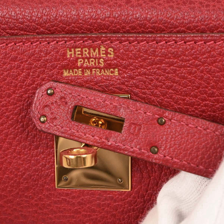 Hermes Rouge Garance Ardennes Kelly 35 Retourne 2way Handbag Square: I 31. 7. 145203