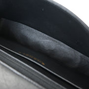Chanel Black Lambskin Single Flap Shoulder Bag 145227