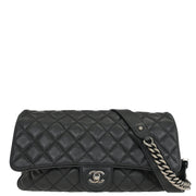 Chanel Black Calfskin Shoulder Bag 145230