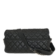 Chanel Black Calfskin Shoulder Bag 145230
