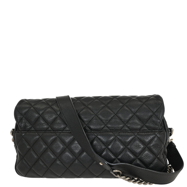 Chanel Black Calfskin Shoulder Bag 145230