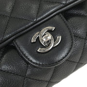 Chanel Black Calfskin Shoulder Bag 145230