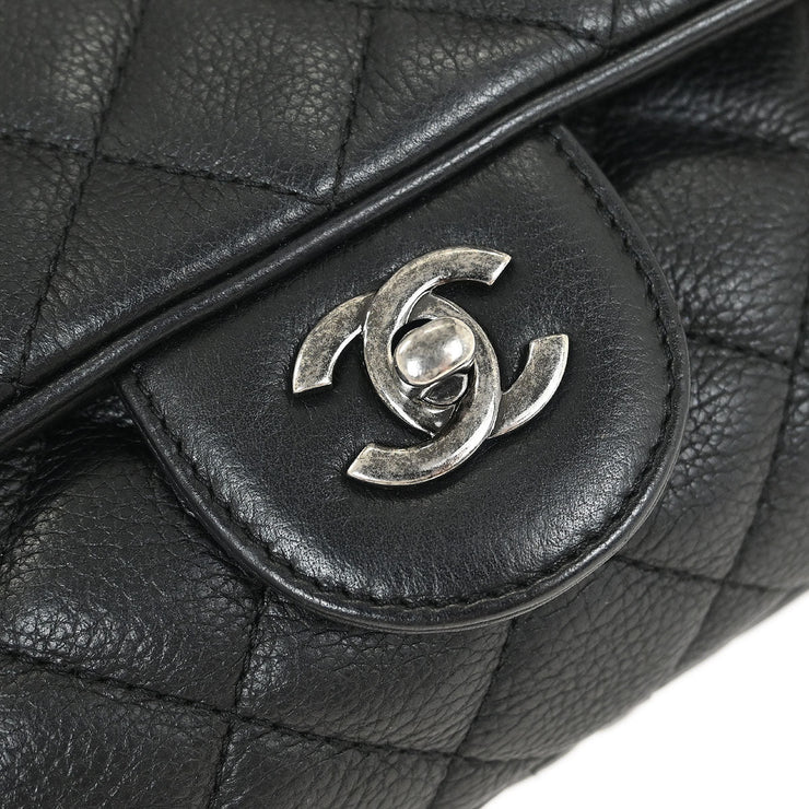 Chanel Black Calfskin Shoulder Bag 145230