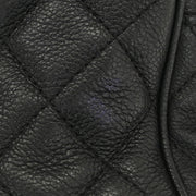 Chanel Black Calfskin Shoulder Bag 145230