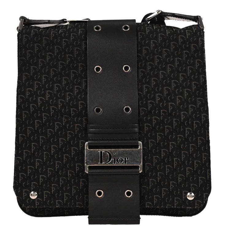 Christian Dior Black Trotter Street Chic Shoulder Bag 14BM-0043 145301