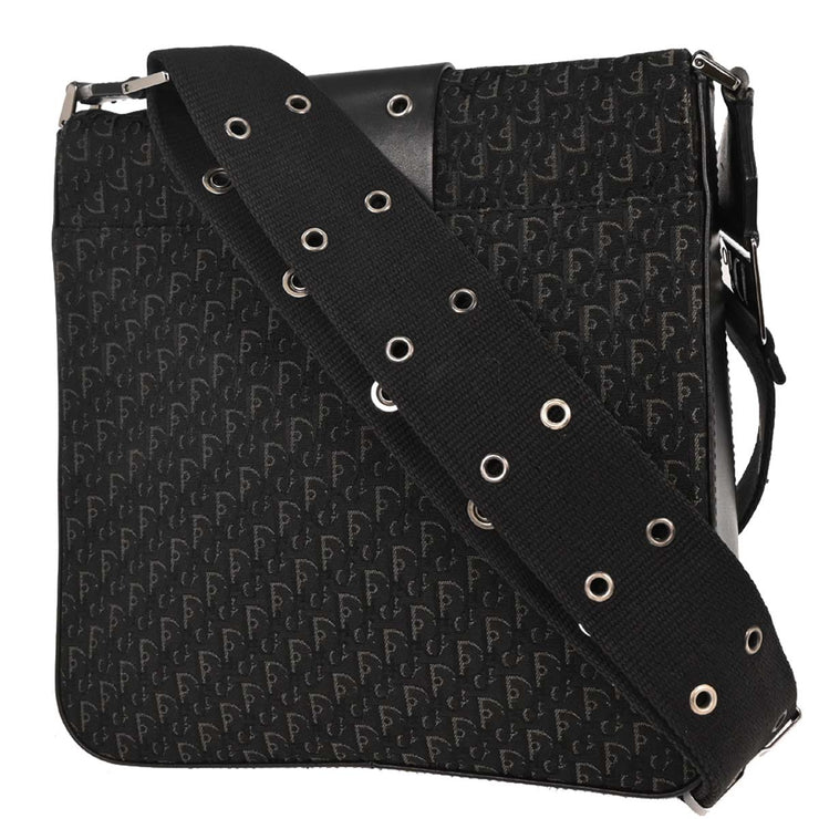 Christian Dior Black Trotter Street Chic Shoulder Bag 14BM-0043 145301