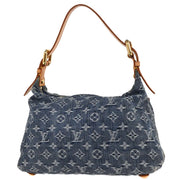 Louis Vuitton Blue Monogram Denim Baggy PM Shoulder Bag M95049 FL0096 145362