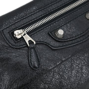 Balenciaga Black Leather Envelope Shoulder Bag 327079.1000.G.538735 145447