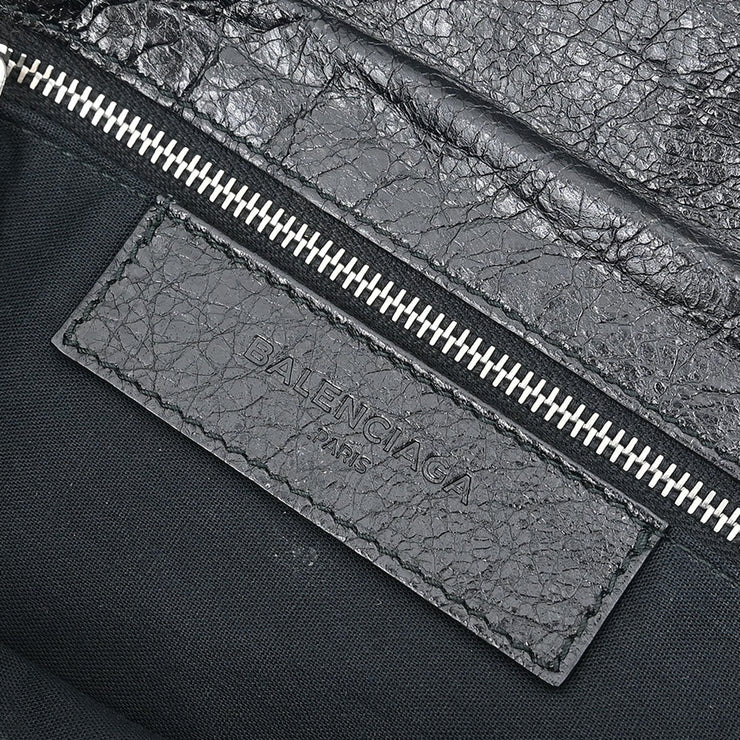 Balenciaga Black Leather Envelope Shoulder Bag 327079.1000.G.538735 145447