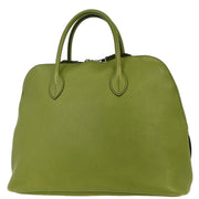 Hermes Anis Green Veau Swift Bolide 1923 Handbag Square: K U.37 145492