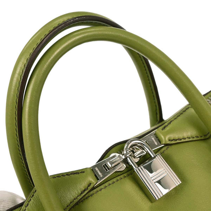 Hermes Anis Green Veau Swift Bolide 1923 Handbag Square: K U.37 145492