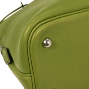 Hermes Anis Green Veau Swift Bolide 1923 Handbag Square: K U.37 145492