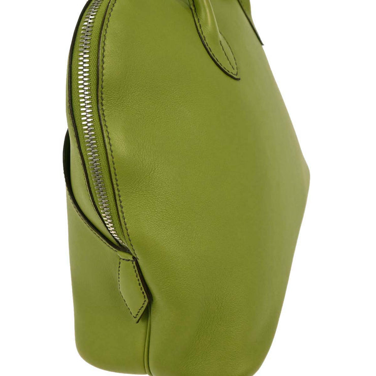Hermes Anis Green Veau Swift Bolide 1923 Handbag Square: K U.37 145492