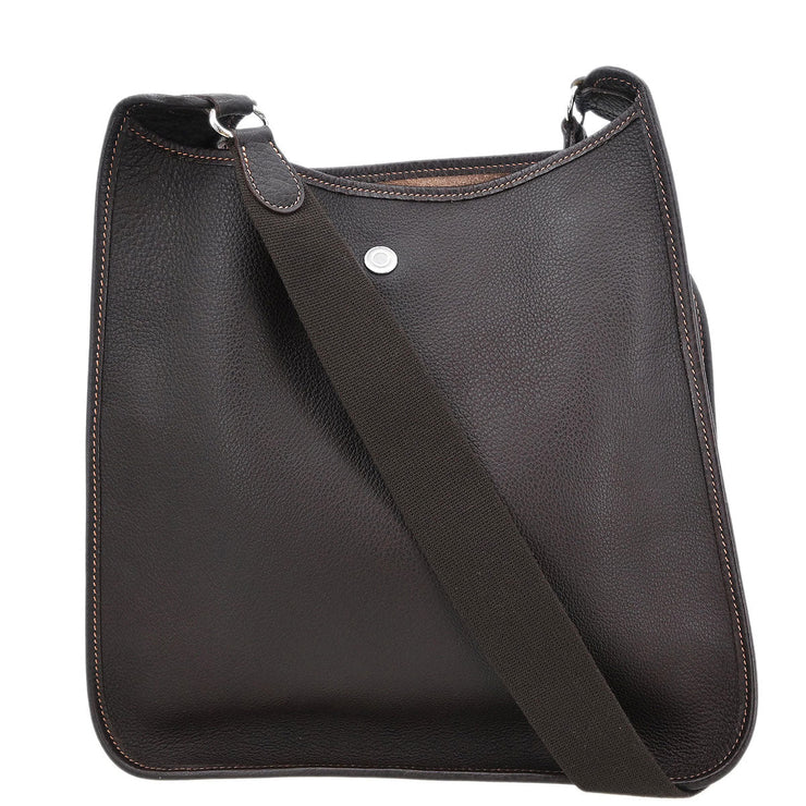 Hermes Havane Buffalo Vespa GM Shoulder Bag RSquare: H 145521