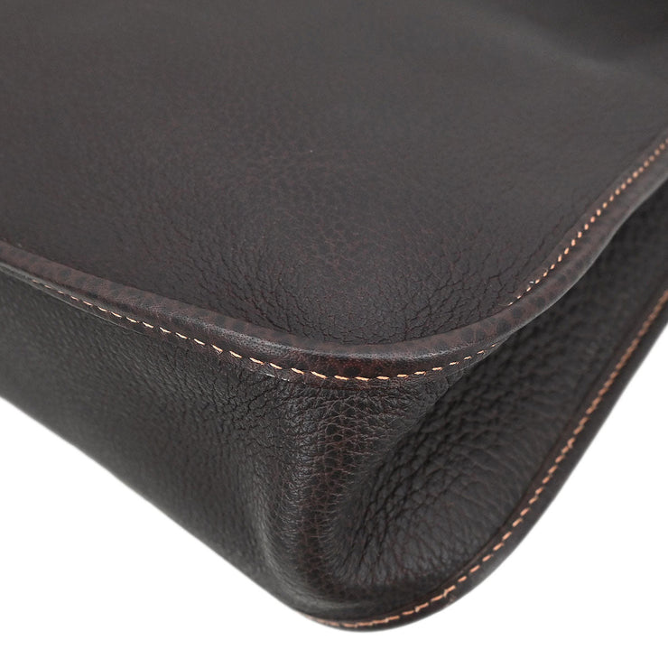 Hermes Havane Buffalo Vespa GM Shoulder Bag RSquare: H 145521