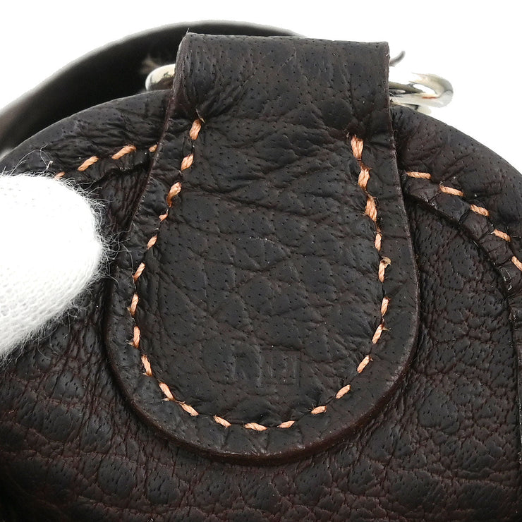 Hermes Havane Buffalo Vespa GM Shoulder Bag RSquare: H 145521